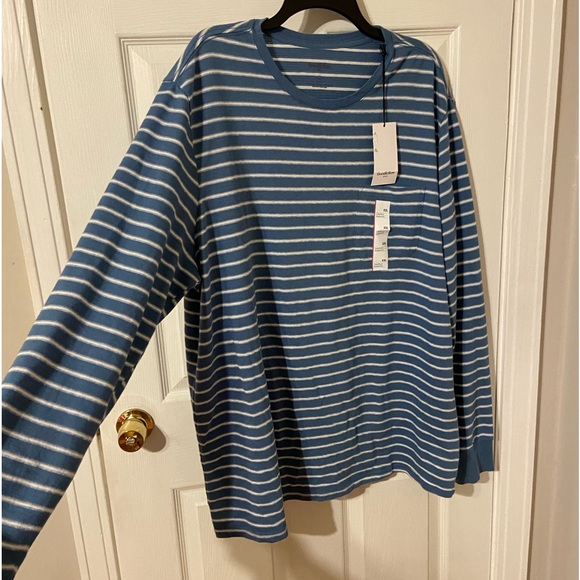 Goodfellow & Co Other - 6 for $36 NWT XXL Goodfellow & Co blue striped shirt